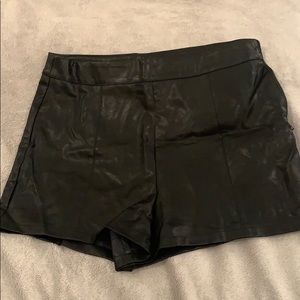Faux Leather shorts